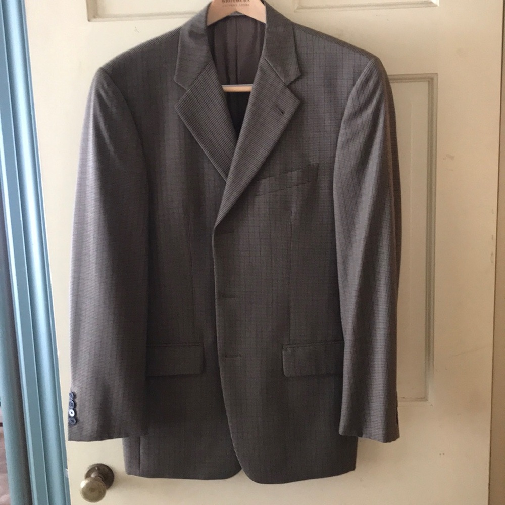 Joseph Abboud houndstooth rayon blazer